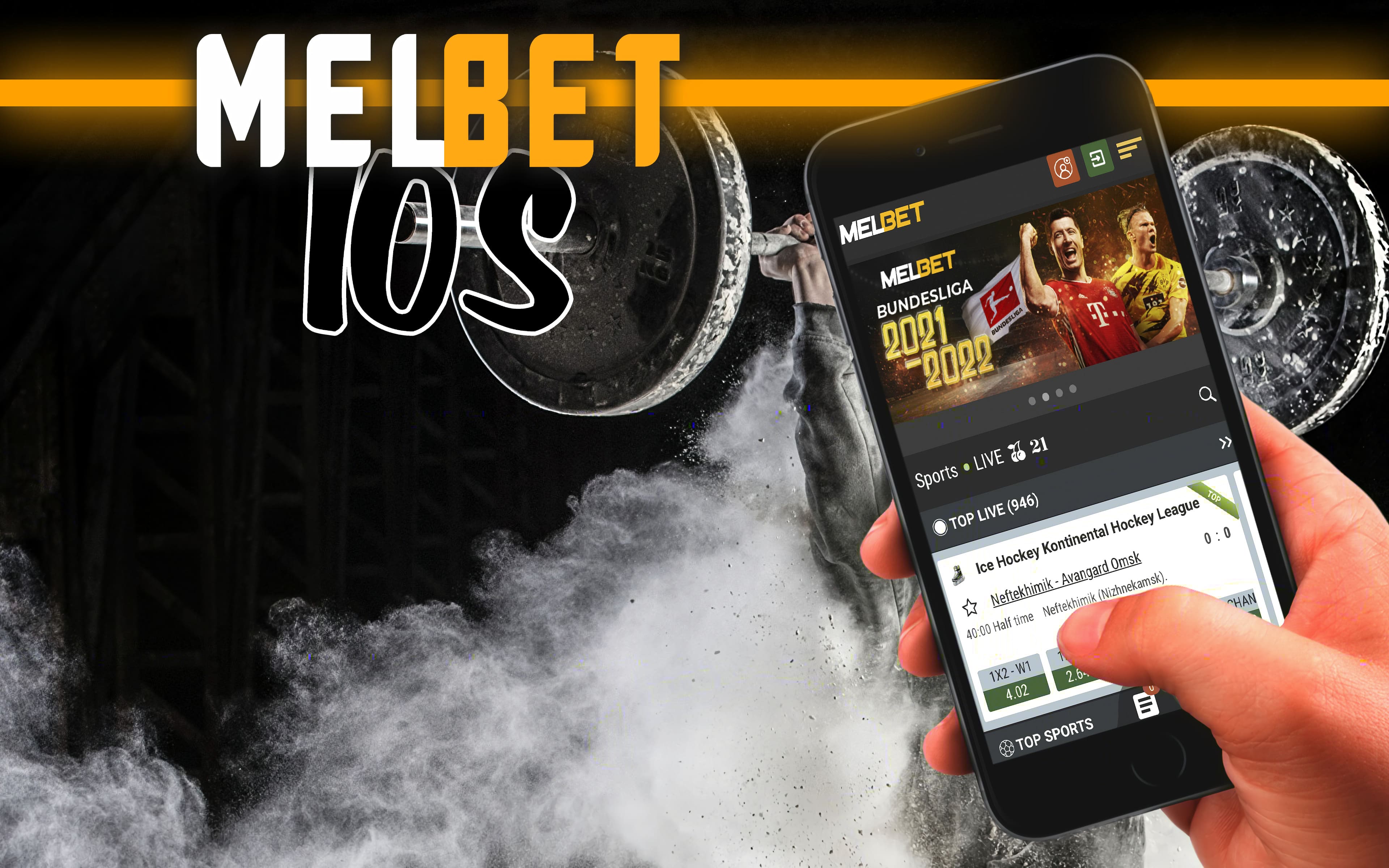 Mobile bookmaker application for IOS