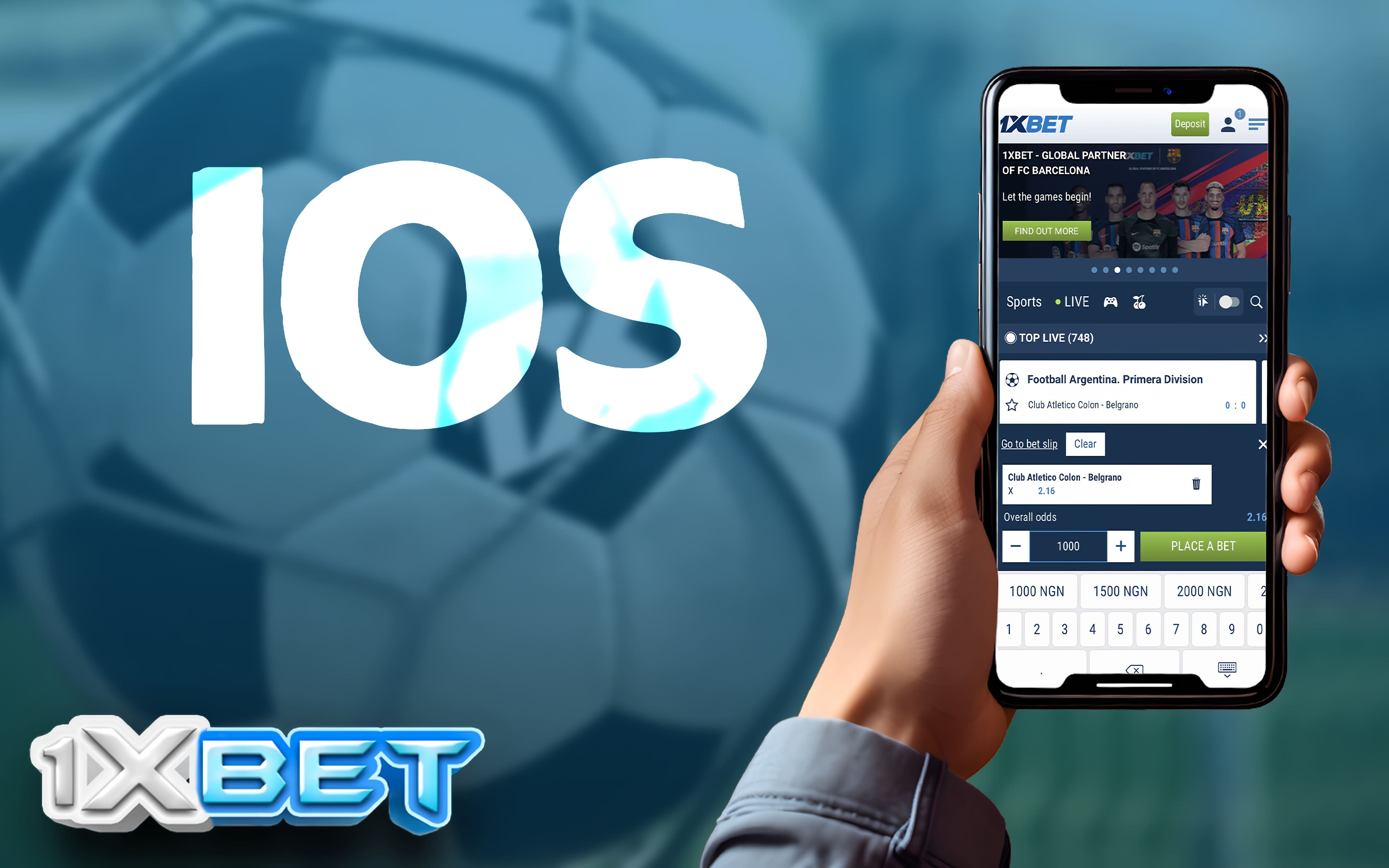 Download 1XBET iOS app