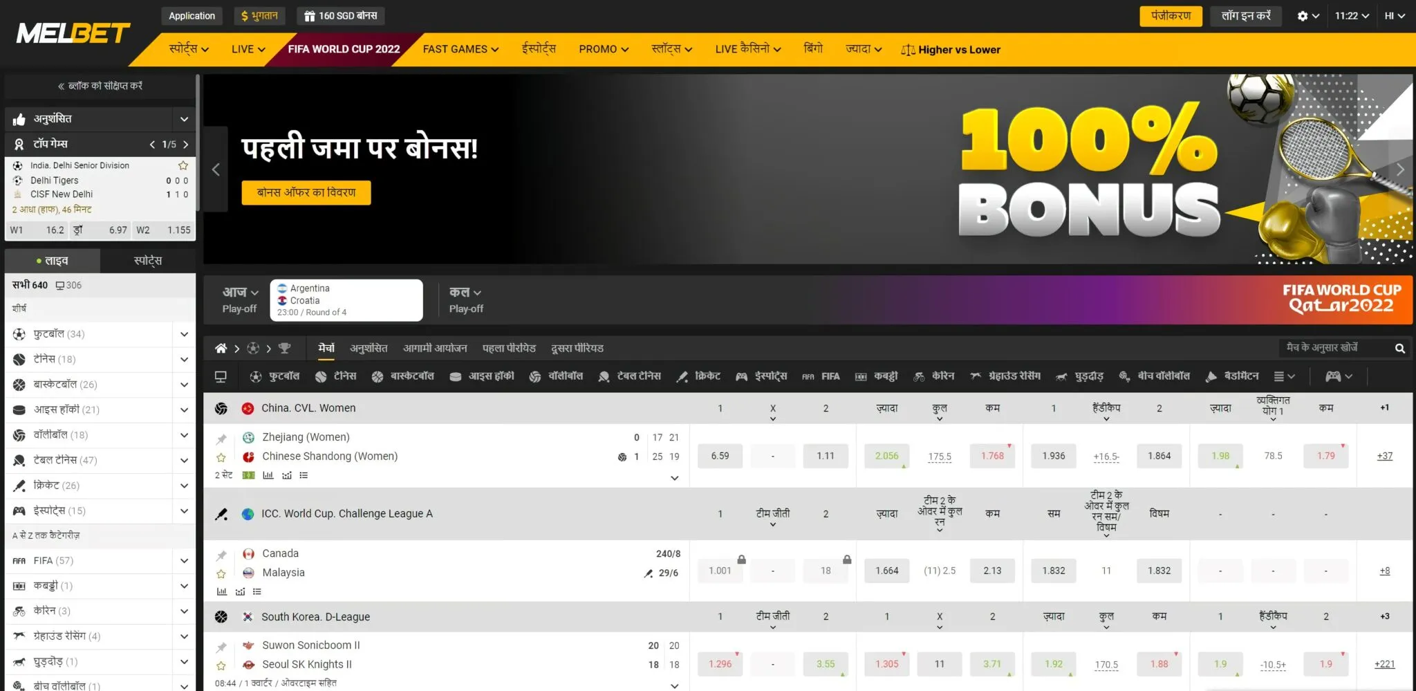 Melbet betting site